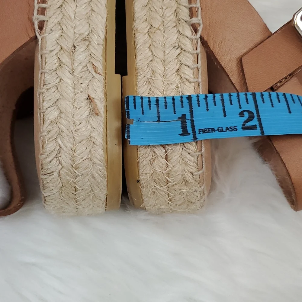 Apaseart Espadrille Sandals Women Size 8.5 US Euro 39